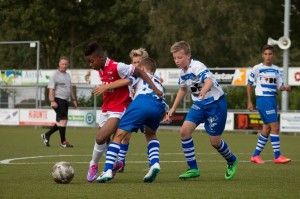 Wedstrijdbeeld AZ-AA Gent van 15 augustus (1-0). Foto: Wilemien van Duinen.